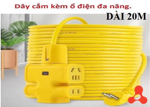 Ổ CẮM ĐIỆN CÔNG SUẤT CAO ĐA NĂNG DÀI 20M