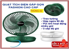 QUẠT SẠC FASHION GẤP GỌN 5 CÁNH ĐA NĂNG