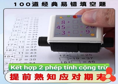 CON LĂN IN PHÉP TÍNH TOÁN HỌC MẪU MỚI